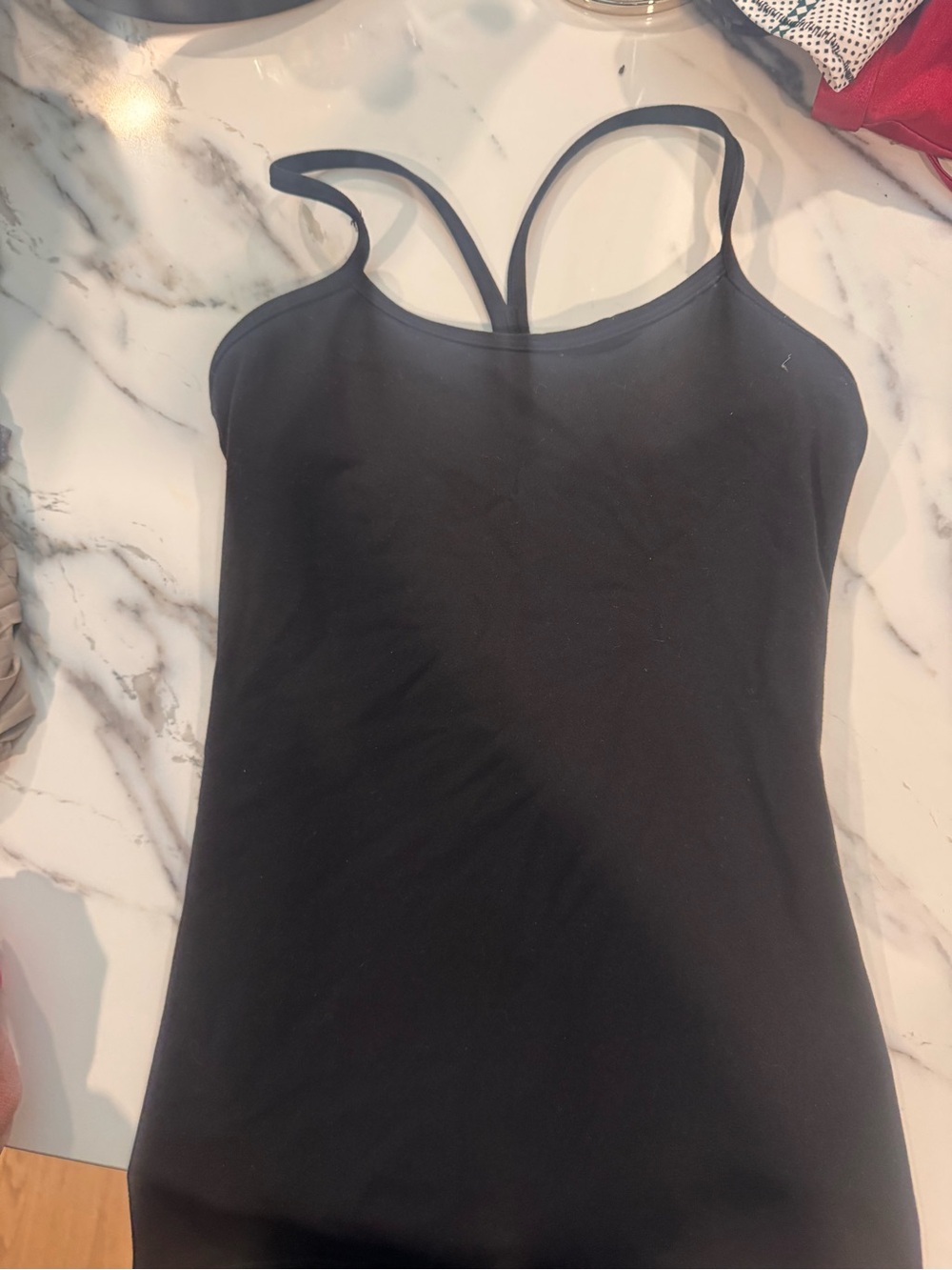 lululemon athletica Black Double-Strap Camisole